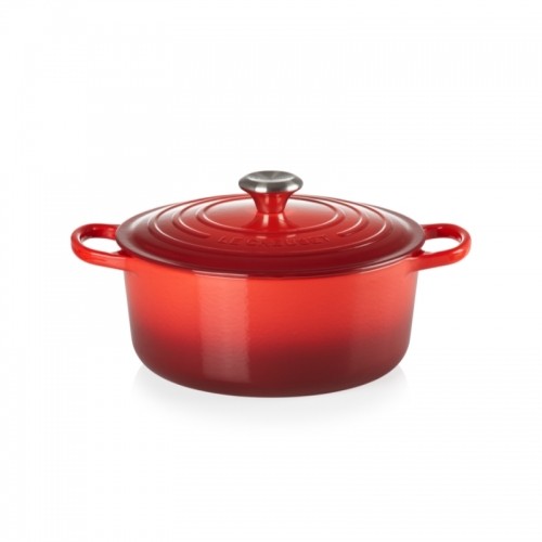 Le Creuset Signature Roaster round 26cm cherry red (21177260602430) image 1