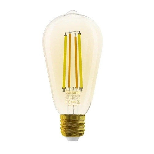 SONOFF B02-F-ST64 Smart LED Filament Bulb, 7W, E27, 1800-5000K, Wi-Fi image 1