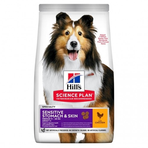 HILL'S Science Plan Canine Adult Sensitive Stomach & Skin Medium Breed Chicken - dry dog food - 2,5 kg image 1