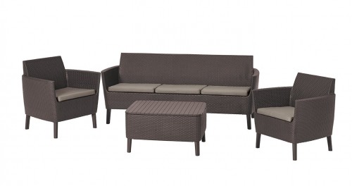 Keter Salemo 3 Seater Set Dārza mēbeļu komplekts image 1