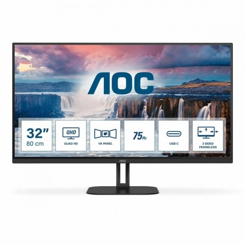 Monitors AOC Q32V5CE/BK 31,5" Quad HD LED VA AMD FreeSync 75 Hz image 1