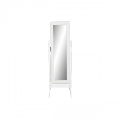 Garderobes spogulis Home ESPRIT Balts 50 x 50 x 157 cm image 1