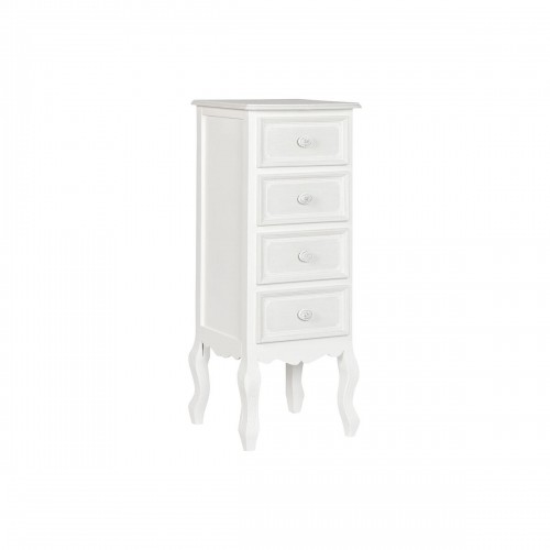Chest of drawers Home ESPRIT White Wood MDF Wood Romantic 40 x 36 x 100 cm image 1