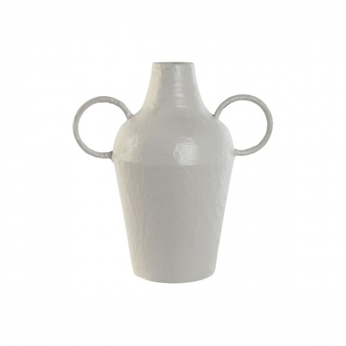 Vase Home ESPRIT White Metal 33,5 x 20 x 36 cm image 1