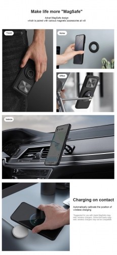 Nillkin CamShield Prop Magnetic Case for Xiaomi 14 Pro - black image 1