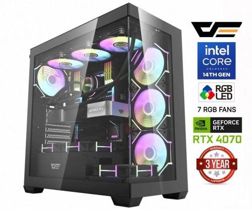 Mdata Gaming Core i9-14900F 32GB 512GB SSD RTX 4070 12GB NoOS image 1