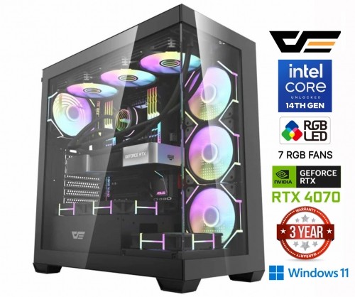 Mdata Gaming i9-14900F 32GB 1TB SSD RTX 4070 12GB Windows 11 image 1