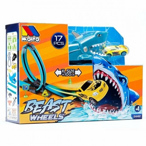 Racetrack Moltó 107 cm Shark 17 Pieces image 1