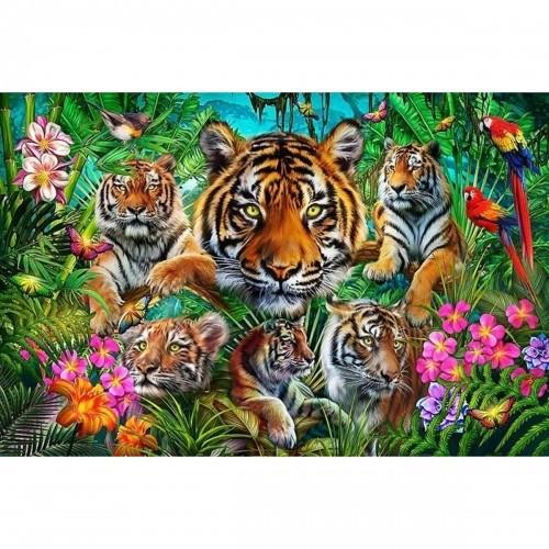 Головоломка Educa Tiger jungle 500 Предметы image 1
