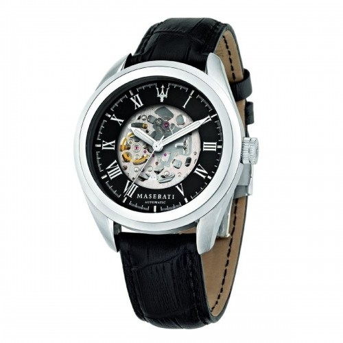Мужские часы Maserati TRAGUARDO AUTOMATIC Чёрный (Ø 45 mm) image 1