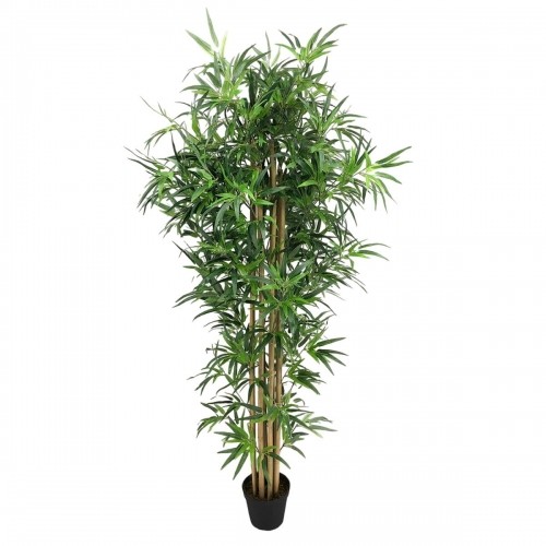 Bigbuy Home Декоративное растение Цемент Ткань Бамбук 180 cm image 1