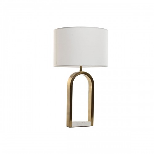 Настольная лампа Home ESPRIT Белый Позолоченный Мрамор Железо 50 W 220 V 38 x 38 x 70 cm image 1