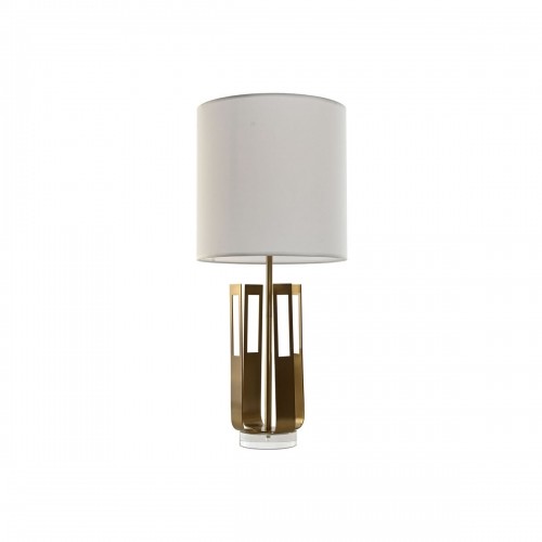 Galda lampa Home ESPRIT Balts Bronza Dzelzs 50 W 220 V 35 x 35 x 78 cm image 1