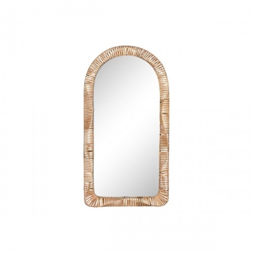Wall mirror Home ESPRIT Natural Crystal Tropical 61,5 x 7 x 117 cm image 1