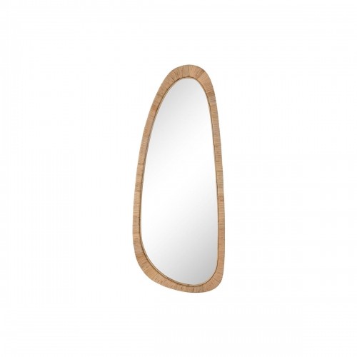 Wall mirror Home ESPRIT Natural Crystal Scandi 57 x 3 x 140 cm image 1