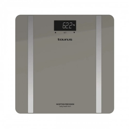 Digital Bathroom Scales Taurus INCEPTION Grey 180 kg image 1