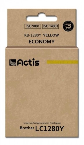 Actis KB-1280Y ink (replacement for Brother LC-1280Y; Standard; 19 ml; yellow) image 1