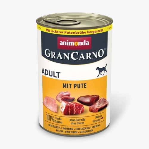 ANIMONDA GranCarno Adult Turkey - wet dog food - 400g image 1