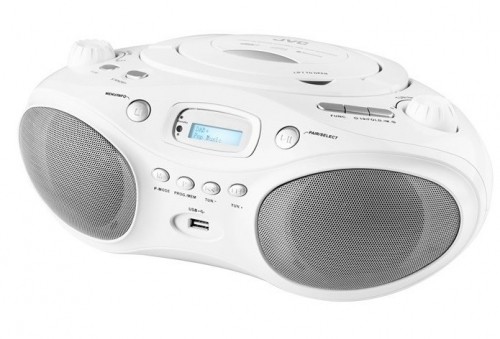 Radioodtwarzacz JVC RD-E661W-DAB Boombox white image 1