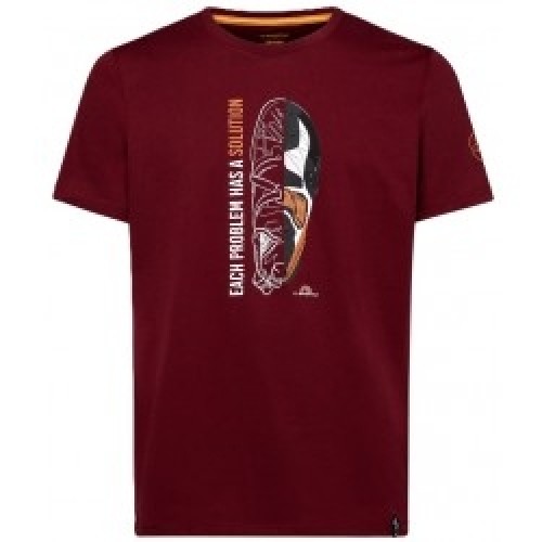 La Sportiva Krekls SOLUTION T-Shirt M XXL Sangria image 1