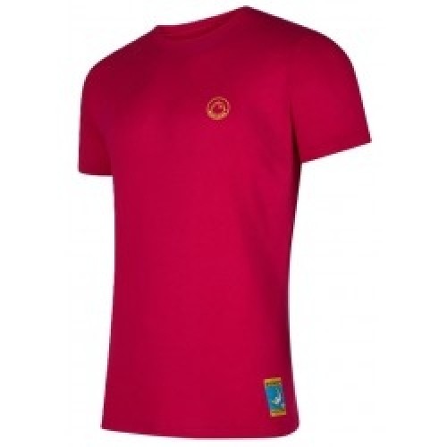 La Sportiva Krekls CLIMBING on the MOON T-Shirt M M Fuscia/Giallo image 1