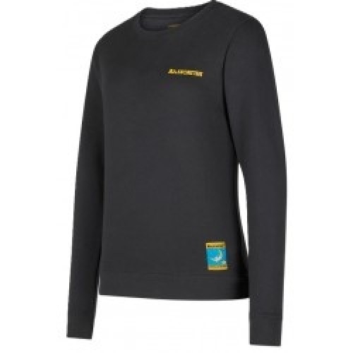 La Sportiva Džemperis CLIMBING on the MOON Sweatshirt W M Carbon/Giallo image 1