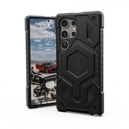 UAG Monarch case for Samsung Galaxy S24 Ultra - black carbon image 1