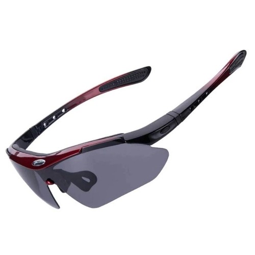 Rockbros 10141 photochromic UV400 cycling glasses - red image 1