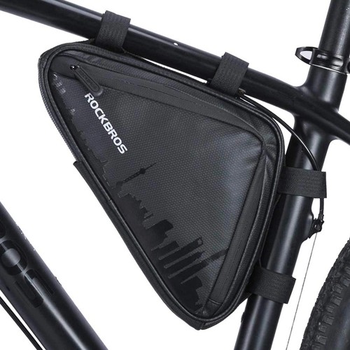 Rockbros B39-2 waterproof frame bicycle bag - black image 1