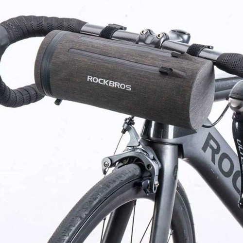 Rockbros AS-051 waterproof handlebar bag - black image 1