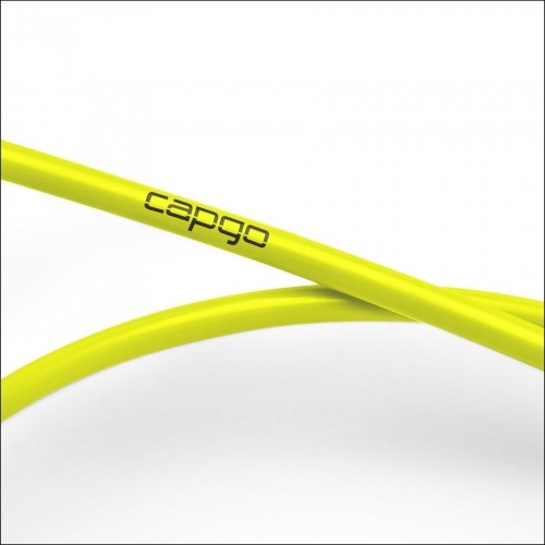 Pārslēdzēja trose apvalks Capgo BL PTFE 4mm neon yellow 3m image 1