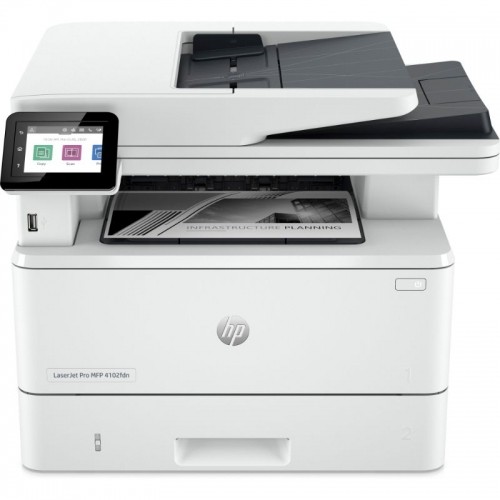 HP   HP LaserJet Pro MFP 4102fdn AIO All-in-One Printer - A4 Mono Laser, Print/Copy/Dual-Side Scan, Automatic Document Feeder, Auto-Duplex, LAN, Fax 40ppm, 750-4000 pages per month (replaces M428fdn) image 1