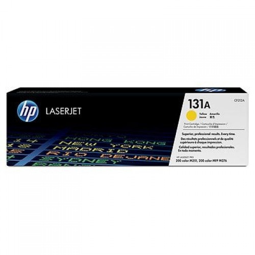 HP   HP 131A Yellow Toner Cartridge, 1800 pages, for HP LaserJet Pro 200 M276n, M276nw image 1