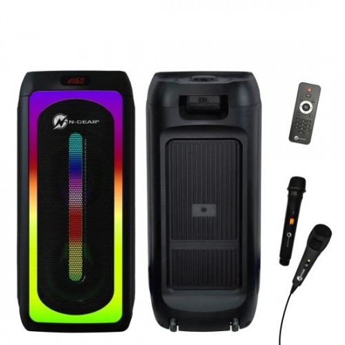 Portable Speaker|N-GEAR|LET'S GO PARTY JUKE 808|Black|Wireless|Bluetooth|LGPJUKE808 image 1