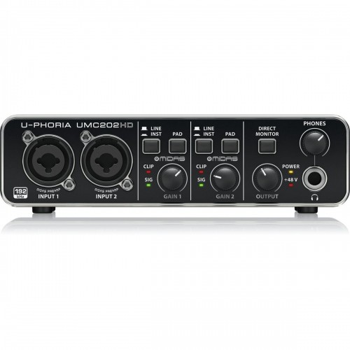 audio interfeiss Behringer UMC202HD image 1