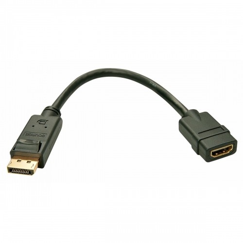DisplayPort to HDMI Adapter LINDY 41005 Black 15 cm image 1
