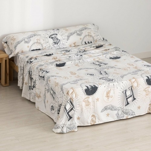 Bedding set Harry Potter Beige Multicolour Single Franela image 1