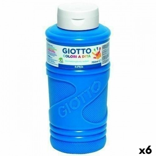 Finger Paint Giotto Blue 750 ml (6 Units) image 1