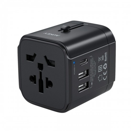 Wall Charger Aukey PA-TA01 Black image 1