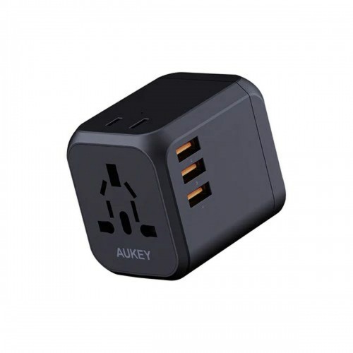 Wall Charger Aukey PA-TA04 Black image 1