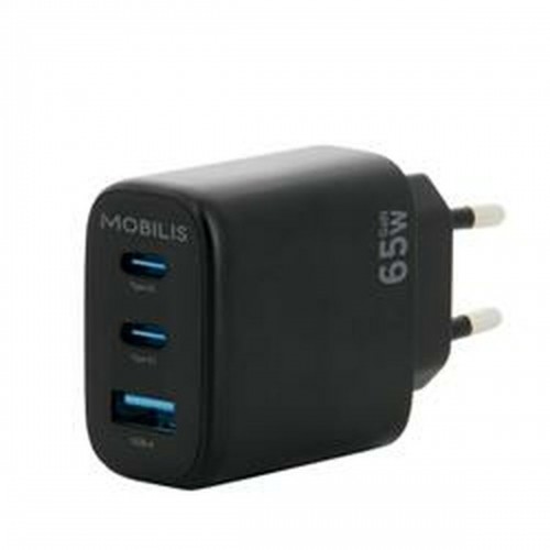 Wall Charger Mobilis 001364 Black 65 W image 1