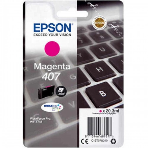 Original Ink Cartridge Epson C13T07U340 Magenta Cyan image 1