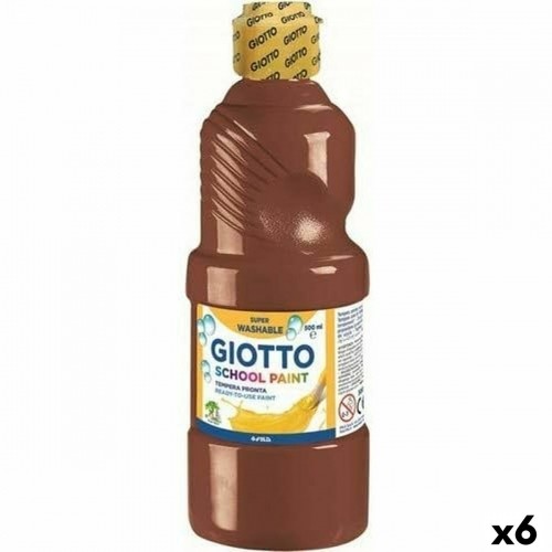 tempera Giotto   Brūns 500 ml (6 gb.) image 1