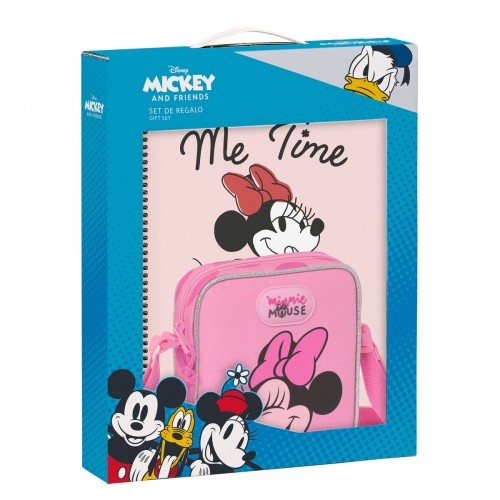 Stationery Set Minnie Mouse Loving Pink A4 2 Pieces image 1