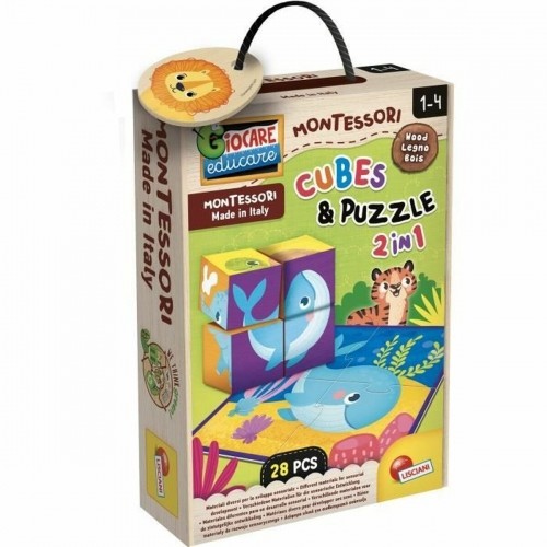 Izglītojošā Spēle Lisciani Giochi Cubes & Puzzle image 1