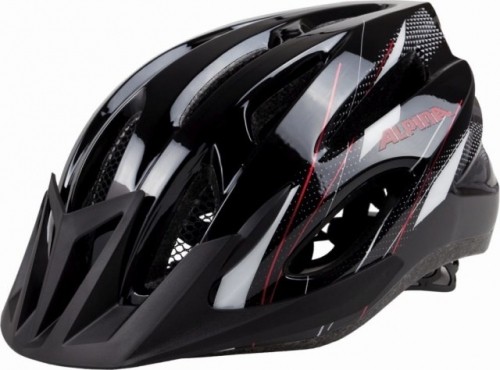 Bike helmet Alpina MTB17 black-white-red 54-58 image 1