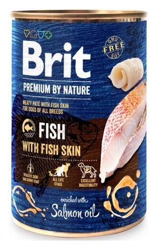 BRIT Premium by Nature Fish with fish skin - wet dog food - 400 g image 1