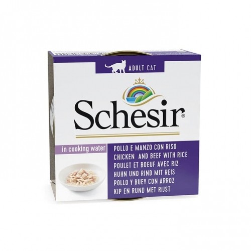 Agras Pet Foods SCHESIR in cooking water Chicken and beef with rice - wet cat food - 85 g image 1