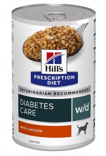 Hill's PD w/d diabetes care, chicken, can,dla psa 370 g image 1