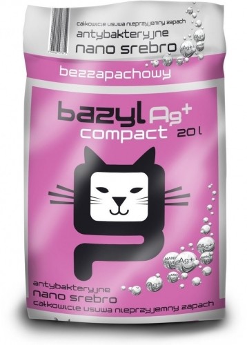 BAZYL Ag+ Super Premium Compact - bentonite litter - 20 l image 1